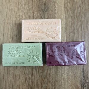 3 savon de Marseille (made in France) bar soap